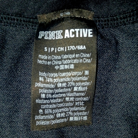 Pink Victoria's Secret Seamless Black Leggings - Picture 4 of 4